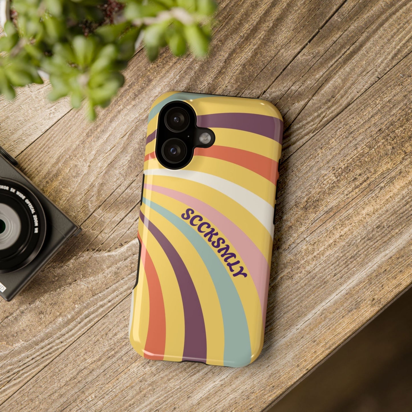 Vintage Groove Phone Case for Apple