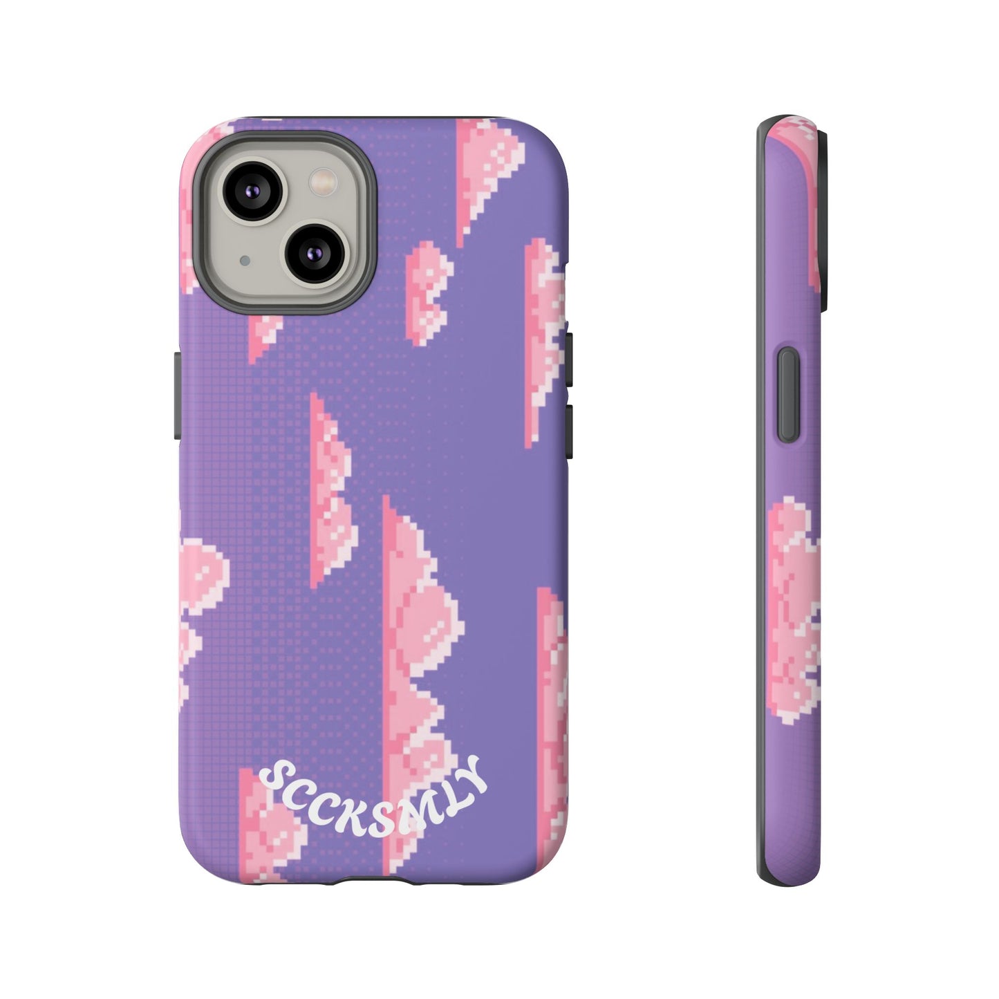 Purple Cotton Candy Sky Tough Phone Case for Apple