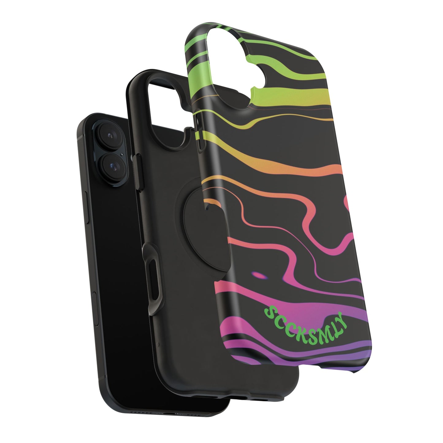 Dark Rainbow Phone Case for Apple