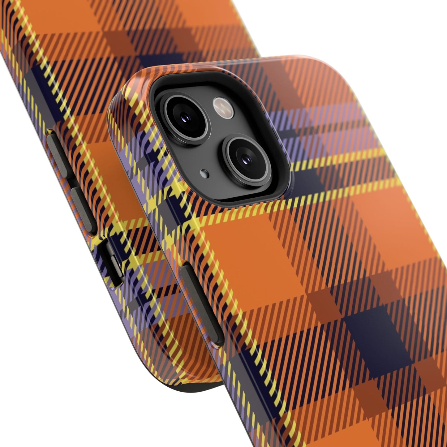 Orange Sickle Plaid  Phone Case for Apple