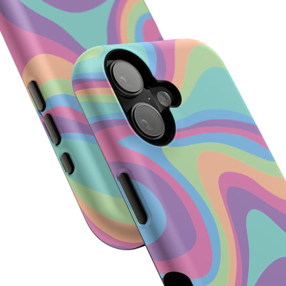 Pastel Swirl Phone Case for Apple