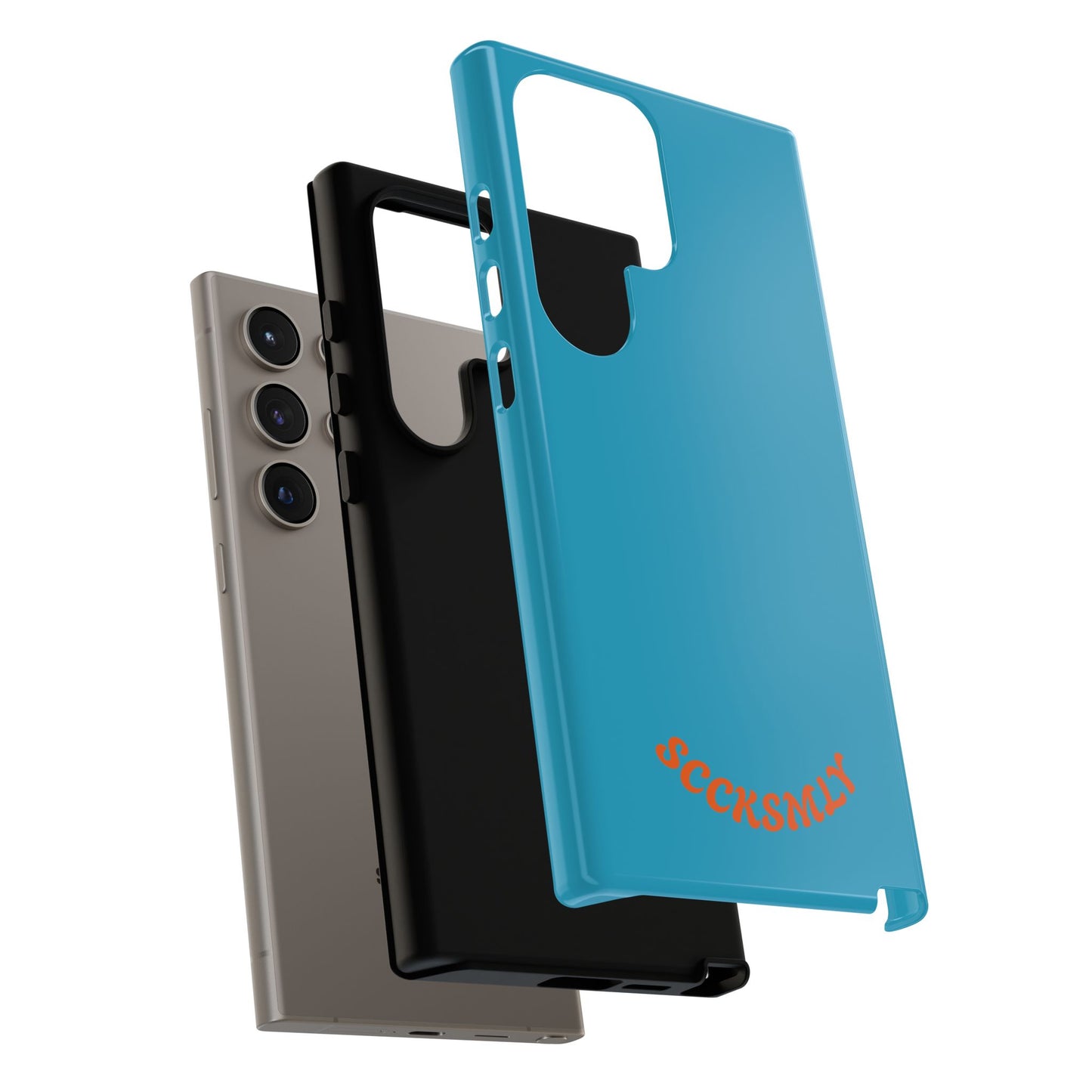 SOLID Blue Spook Tough Case for Samsung