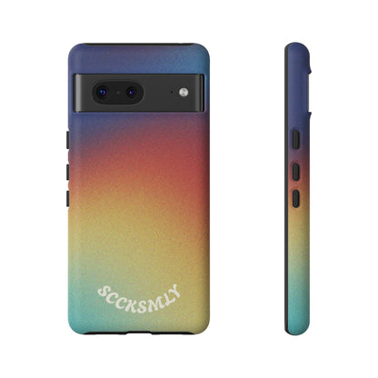 Faded Sunset Aura Tough Phone Case for Google Pixel