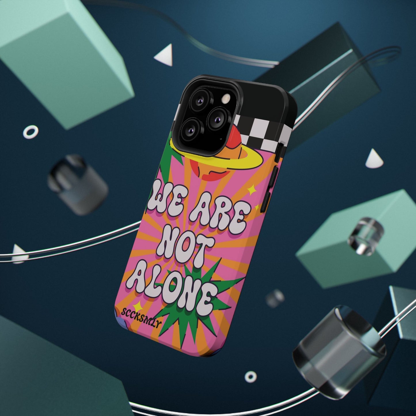 WE ARE NOT ALONE Tough Phone Case for Apple