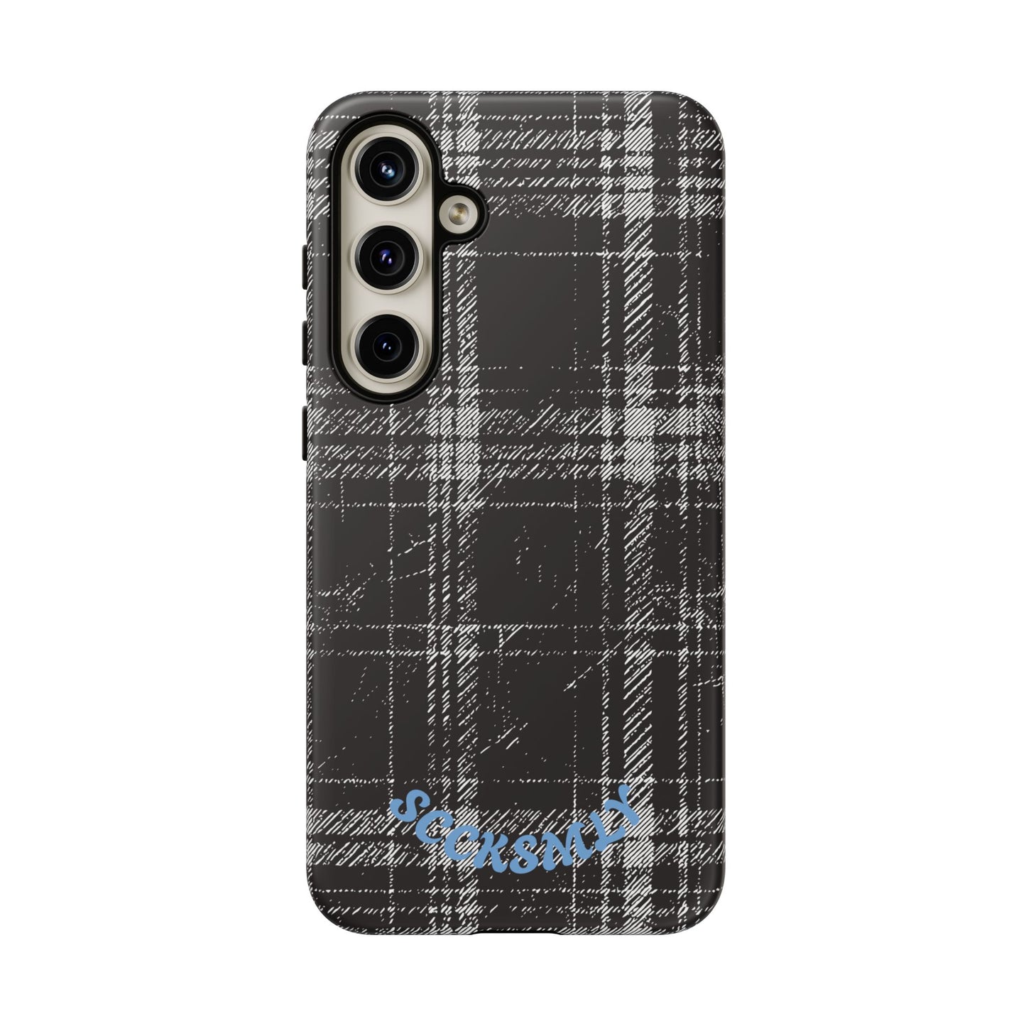 Smoky Grungy Plaid Phone Case for Samsung