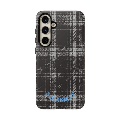 Smoky Grungy Plaid Phone Case for Samsung