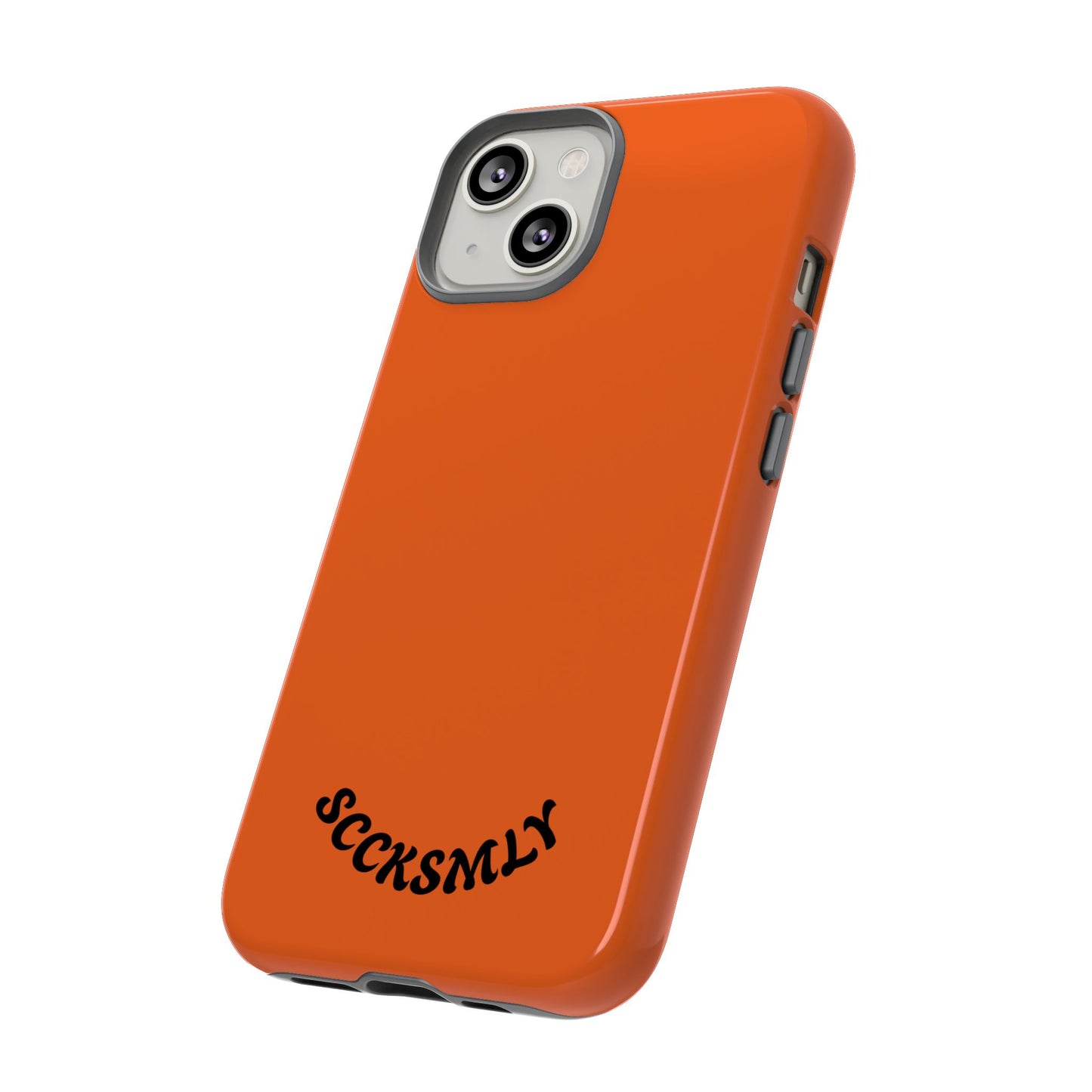 SOLID Tangerine Tough Case for Apple