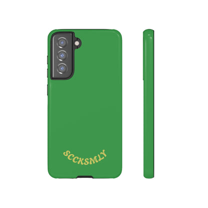 SOLID Green Grin Tough Case for Samsung