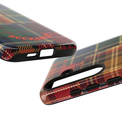 Heritage Hues Patchwork Tough Phone Case for Samsung