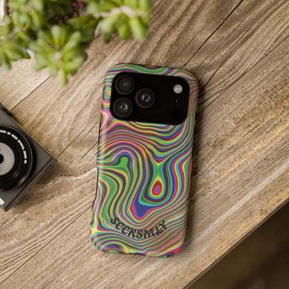 Acid Swirl Phone Case for Apple