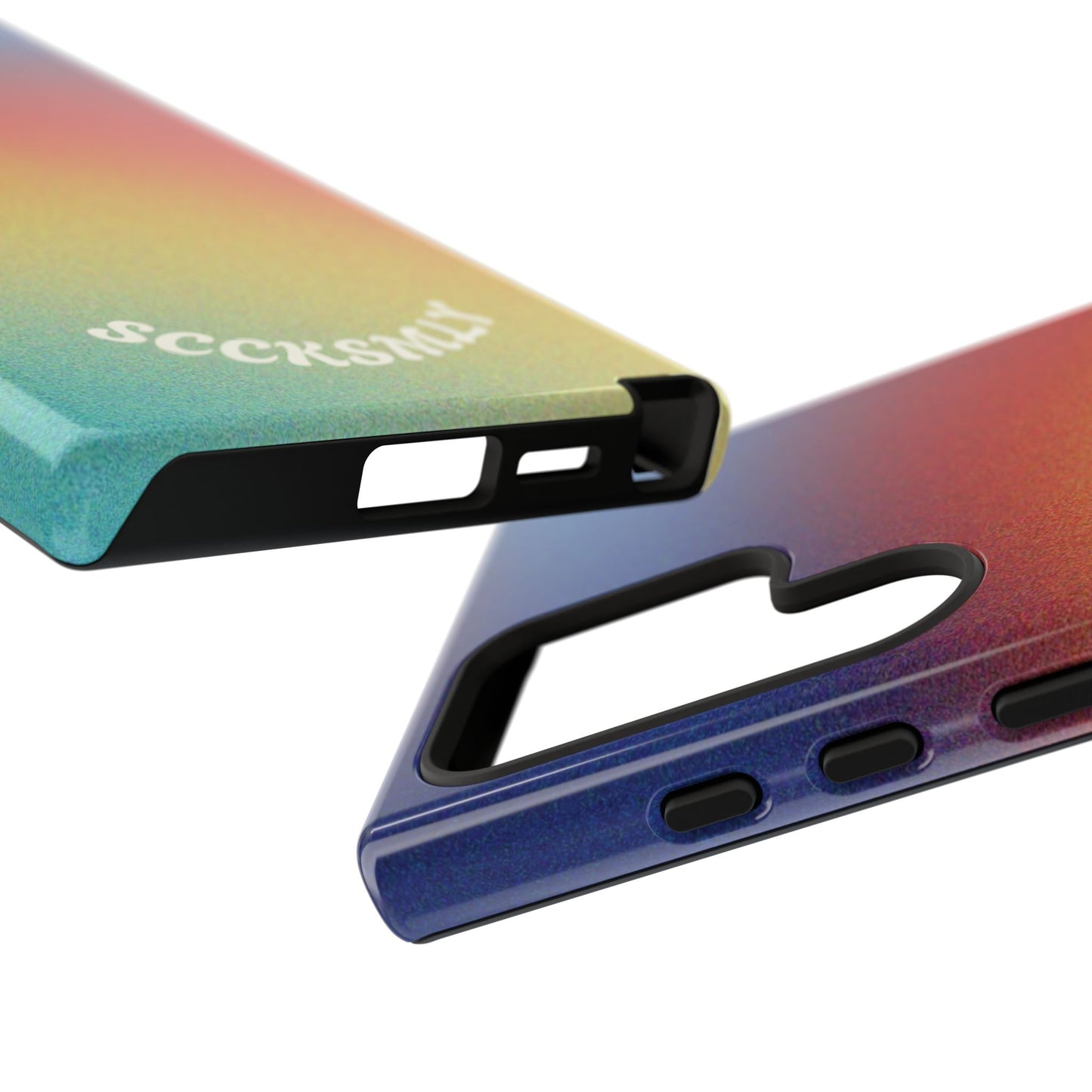 Faded Sunset Aura Tough Phone Case for Samsung