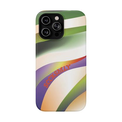 Green Waves Phone Case for Apple
