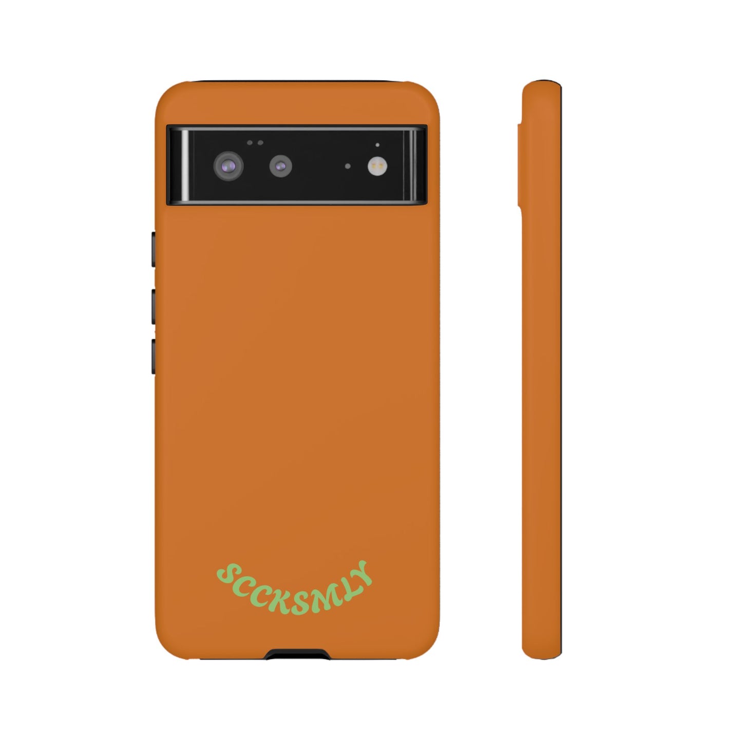 SOLID Terracotta Coal Tough Case for Google Pixel