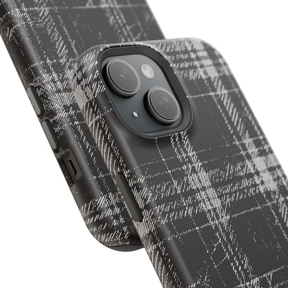 Smoky Grungy Plaid Phone Case for Apple