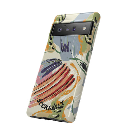 Botanical Strokes Palette Tough Phone Case for Google Pixel