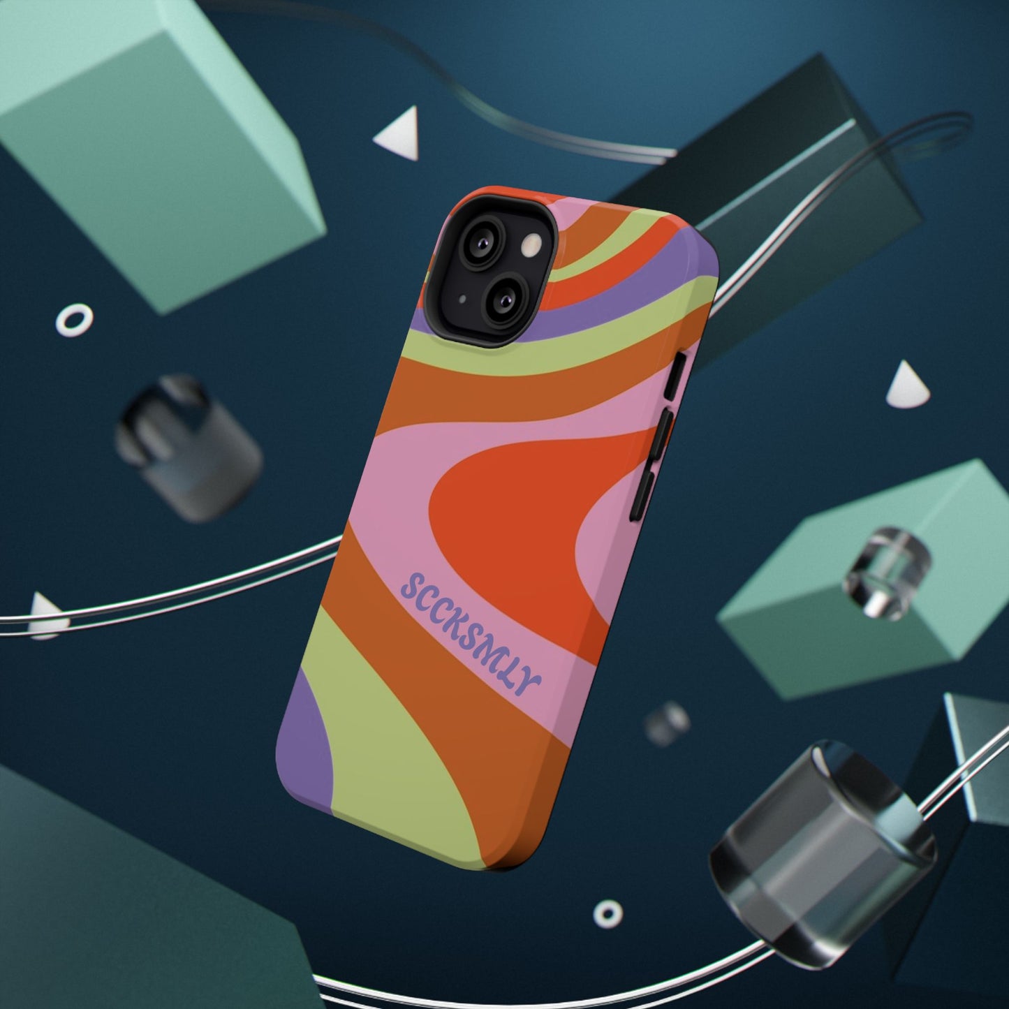 Curvy Swirl Phone Case for Apple
