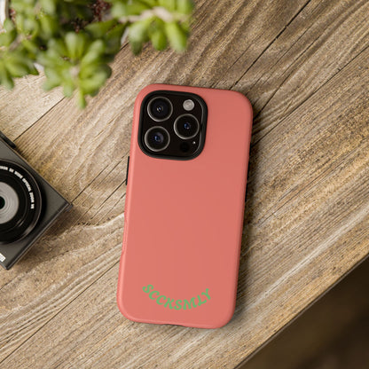 SOLID Guava Melon Wave Tough Phone Case for Apple