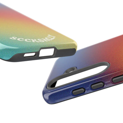Faded Sunset Aura Tough Phone Case for Samsung