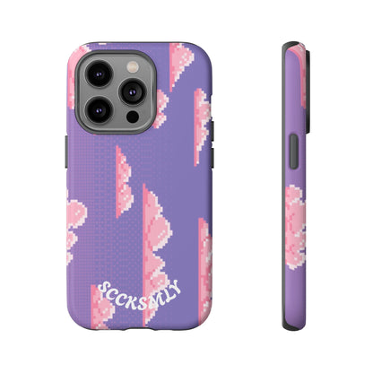 Purple Cotton Candy Sky Tough Phone Case for Apple