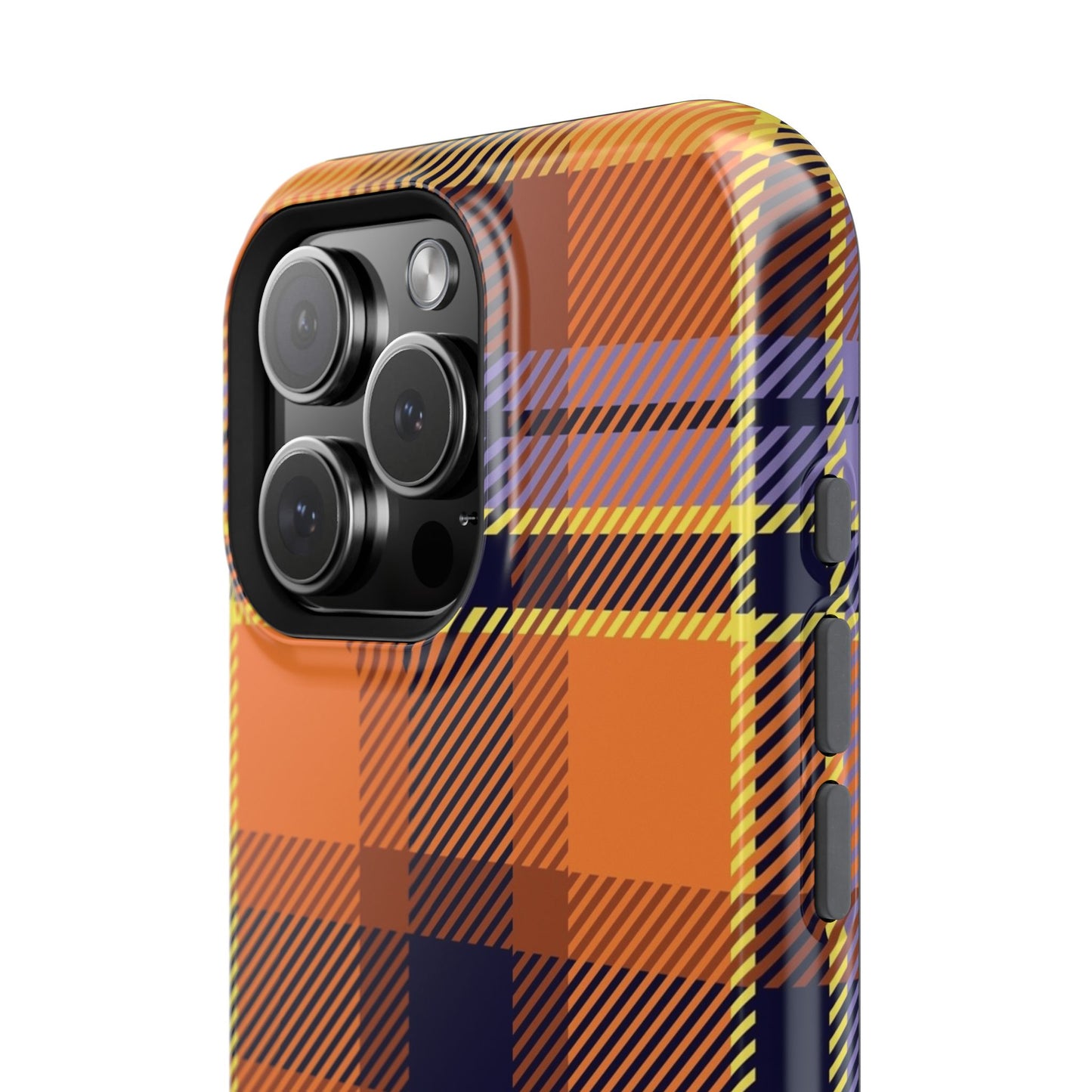 Orange Sickle Plaid  Phone Case for Apple