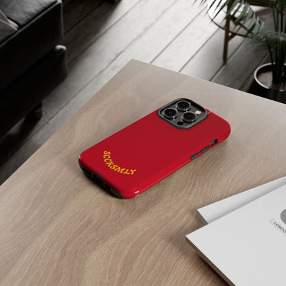 SOLID Calm Cherry Tough Case for Apple