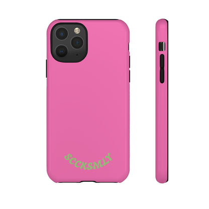 SOLID Sweet Static Pink Tough Case for Apple