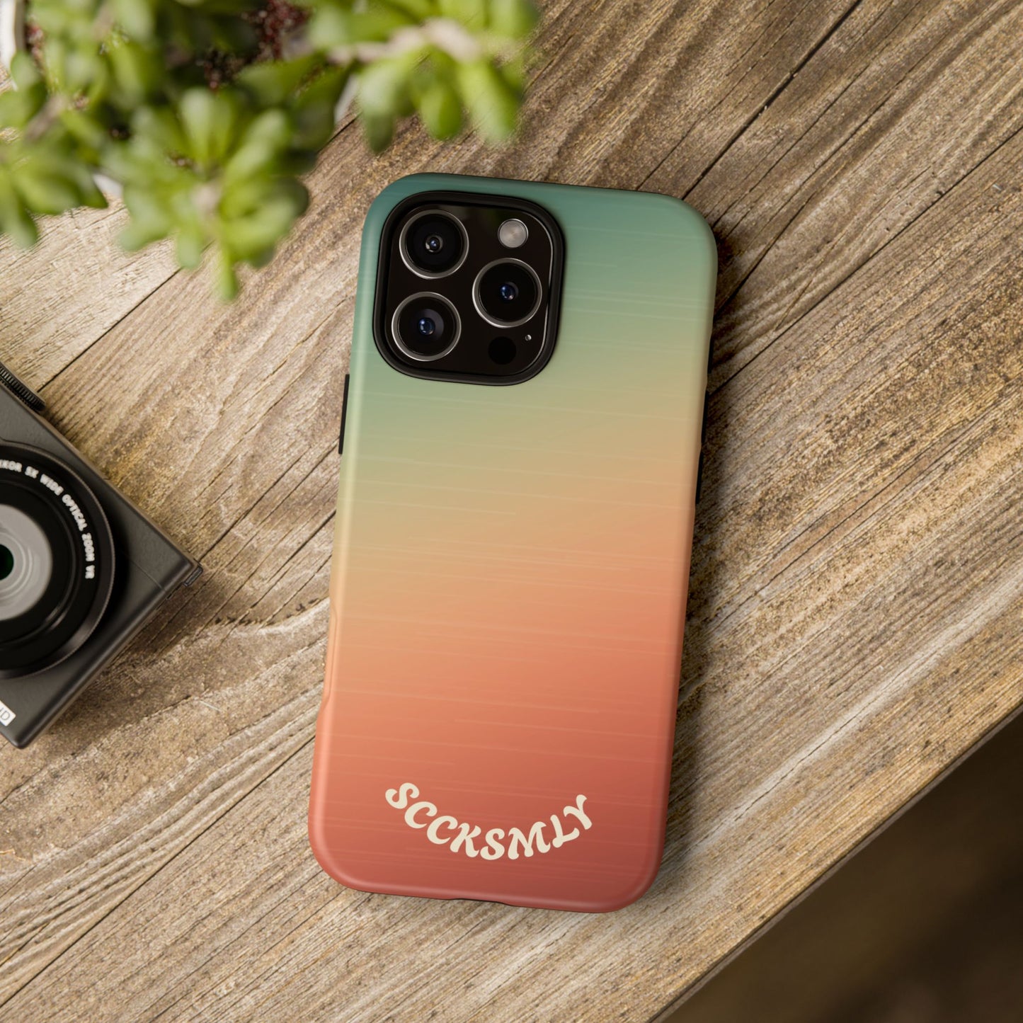 Warm Ombré Tough Phone Case for Apple