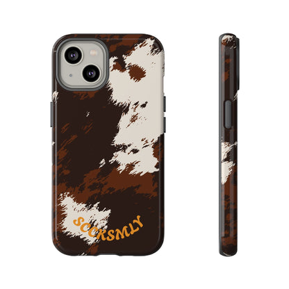 Sooo Cowboy Orange Tough Phone Case for Apple