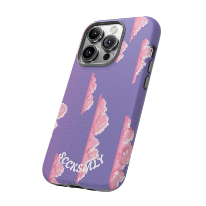 Purple Cotton Candy Sky Tough Phone Case for Apple