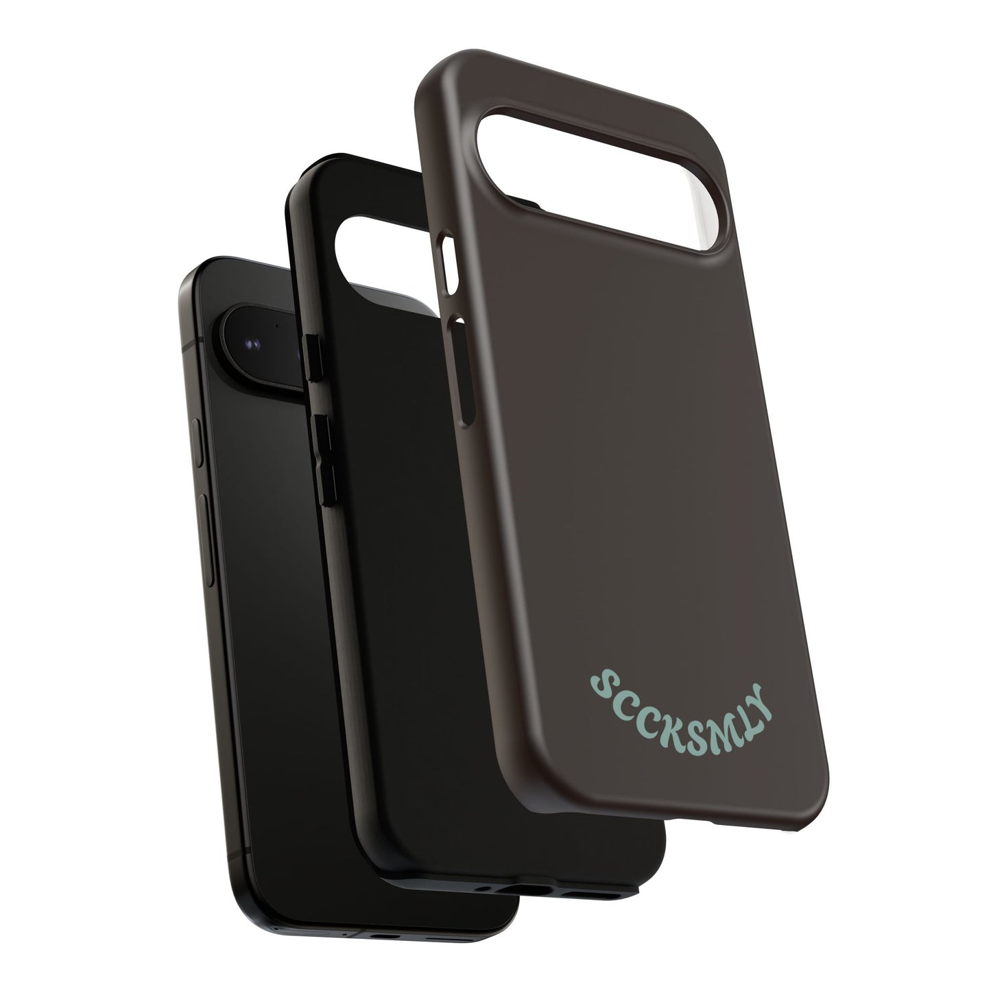 SOLID Espresso Mint Tough Phone Case for Google Pixel