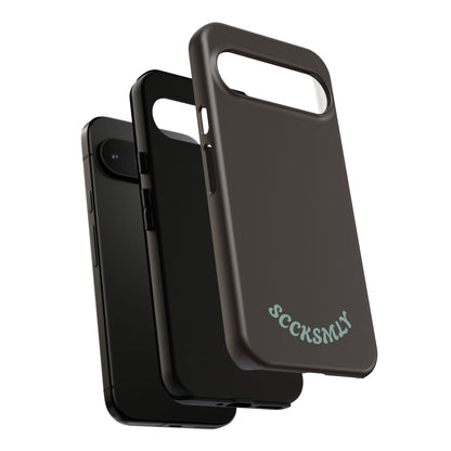 SOLID Espresso Mint Tough Phone Case for Google Pixel