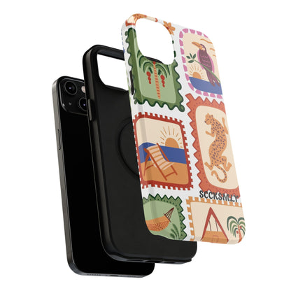 Tropical Print Phone Case for Apple
