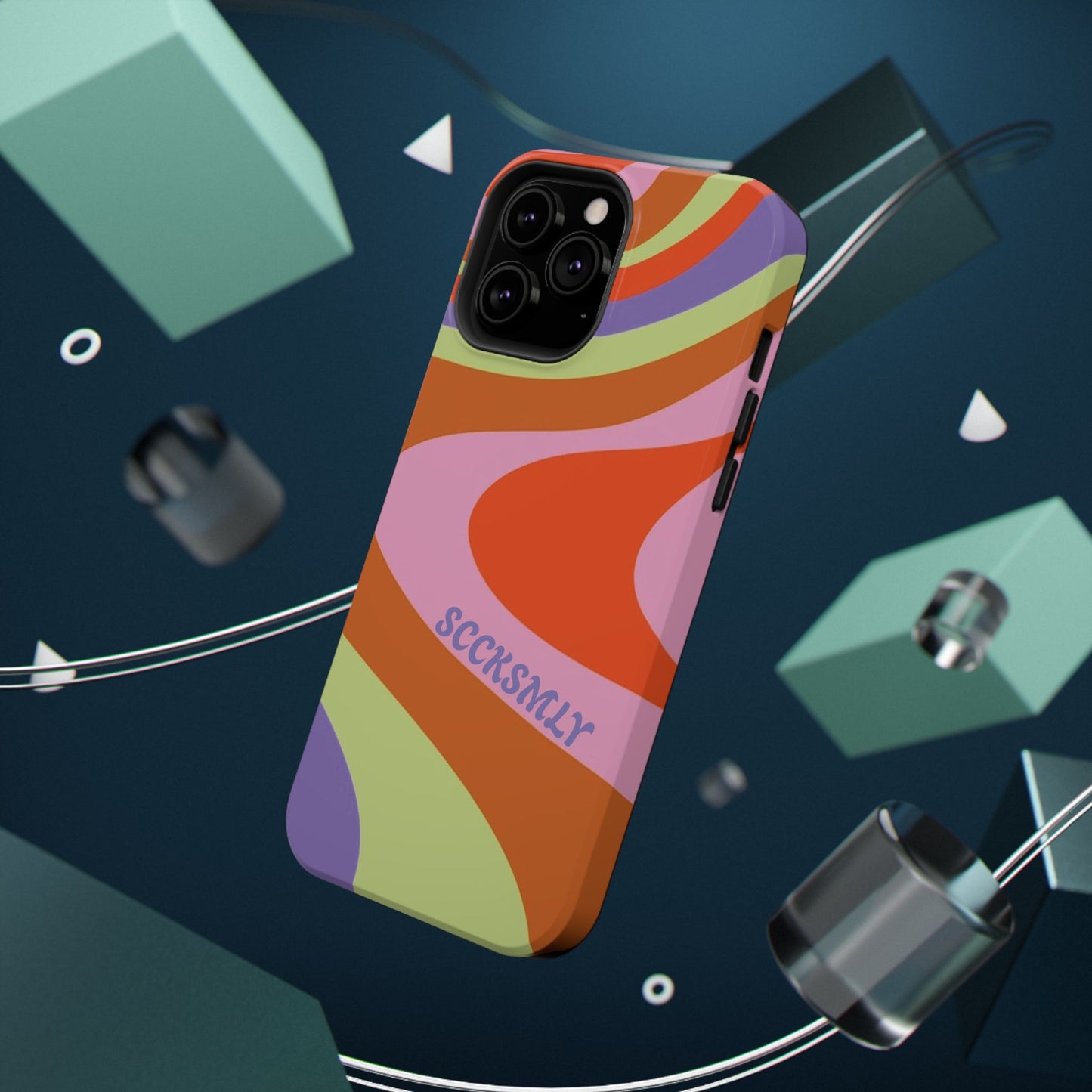 Curvy Swirl Phone Case for "IOS or Apple"