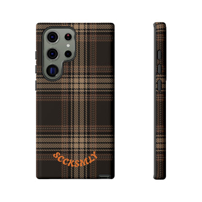 Brown Bread Plaid Tough Phone Case Samsung
