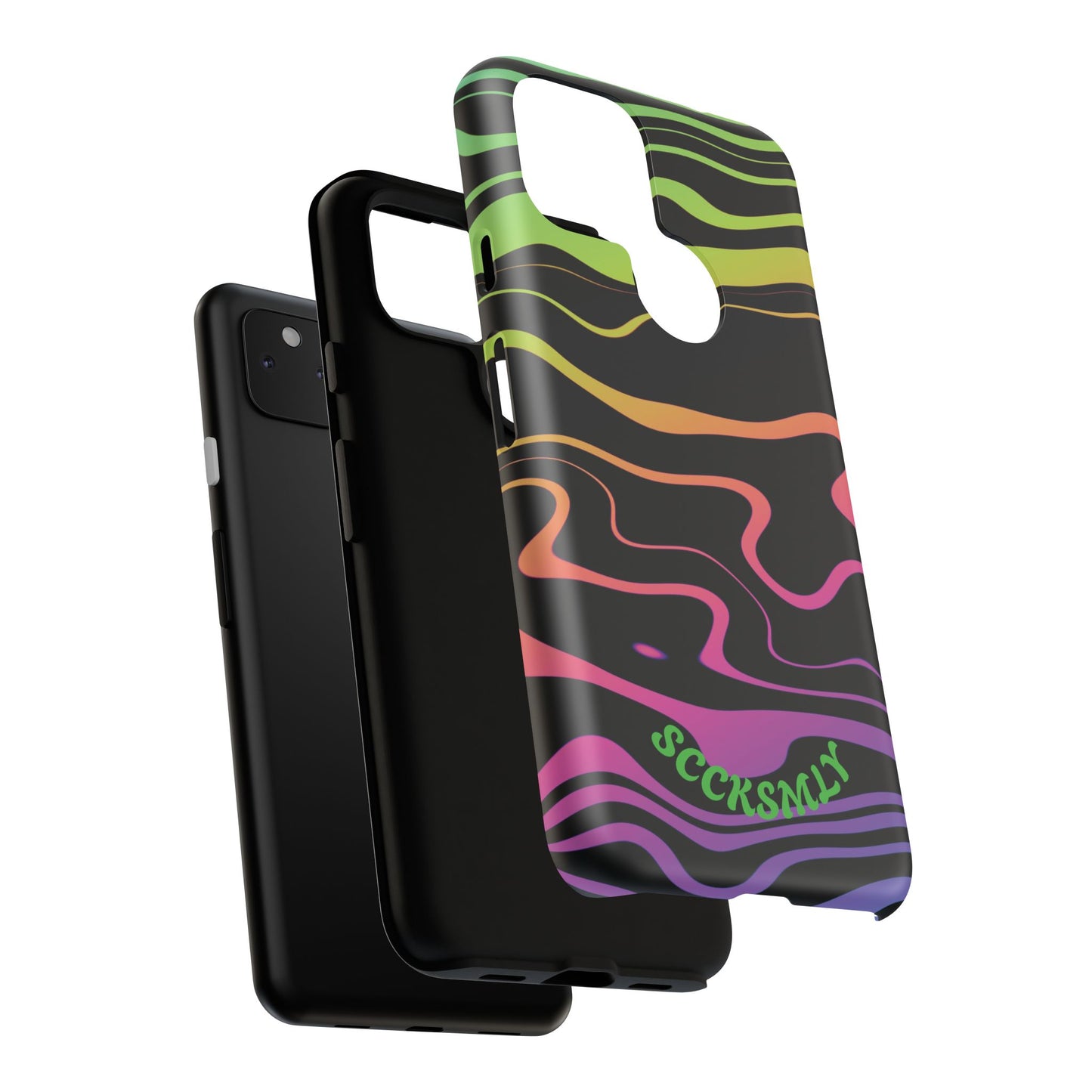 Dark Rainbow Phone Case For Google Pixel