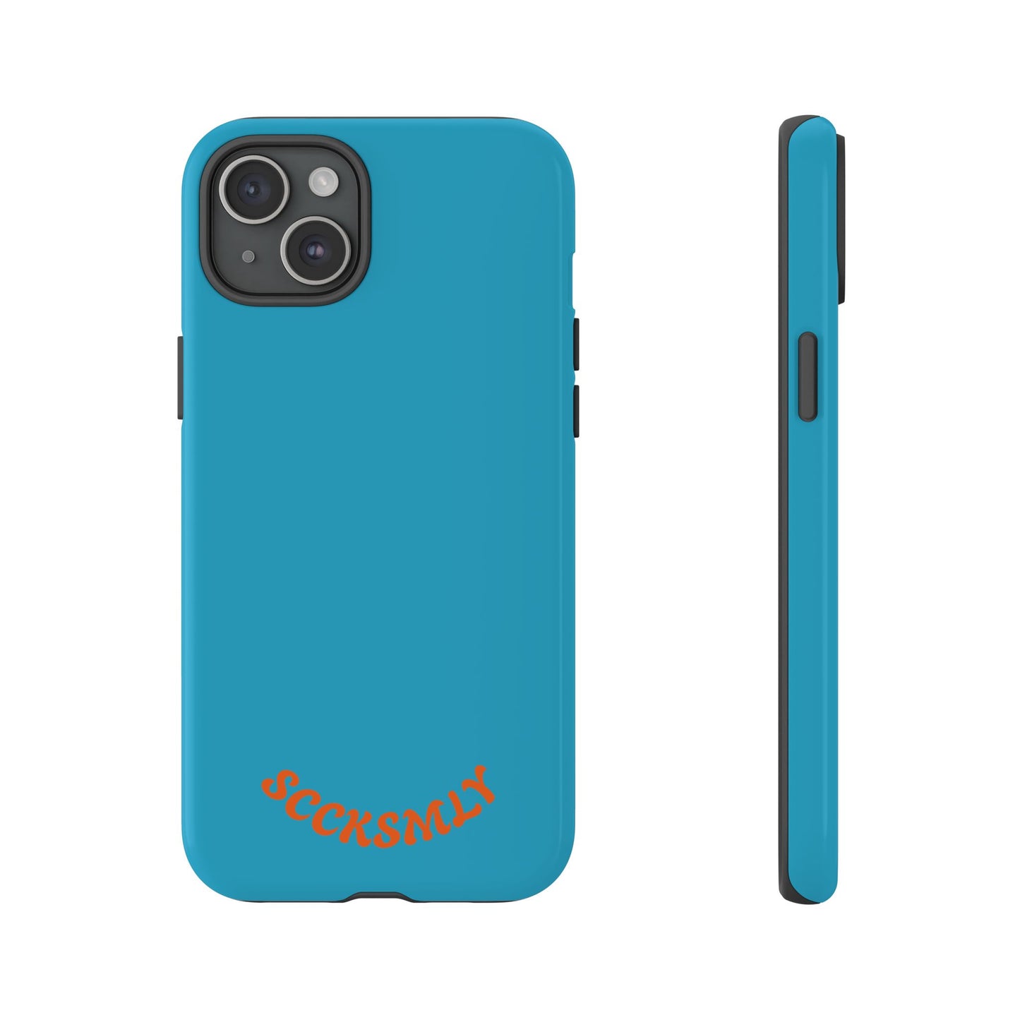 SOLID Blue Spook Tough Case for Apple