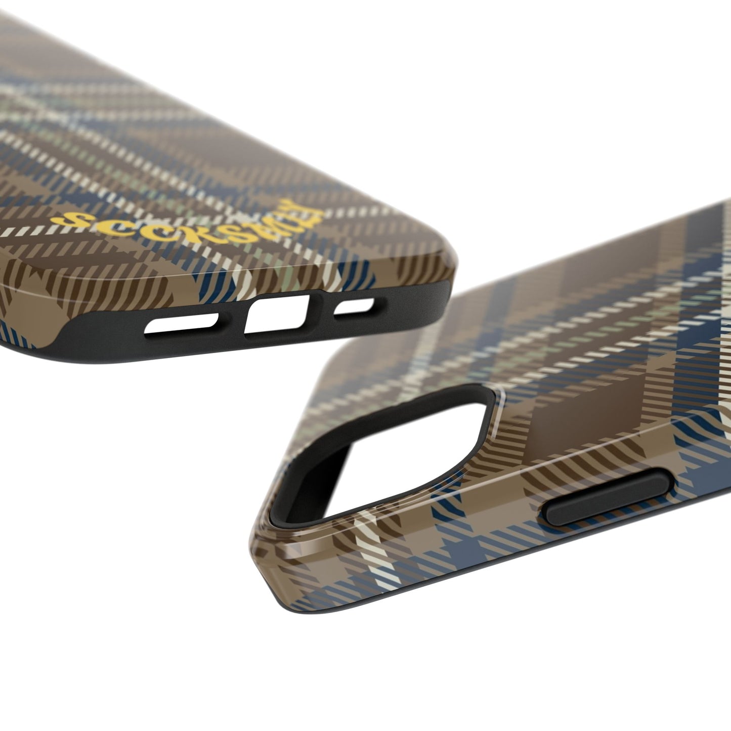 Earth and Sky Plaid Phone Case for Apple