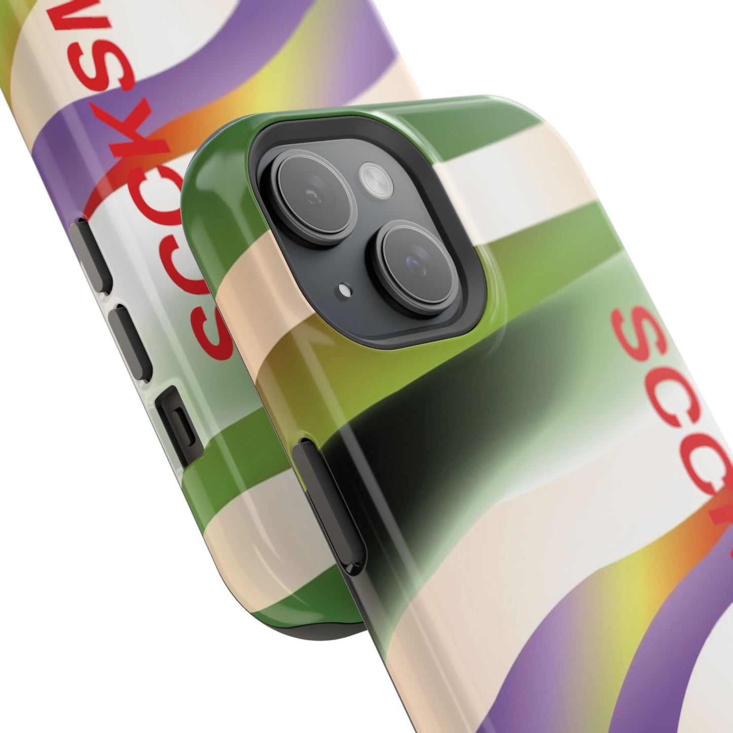 Green Waves Phone Case for "IOS or Apple"