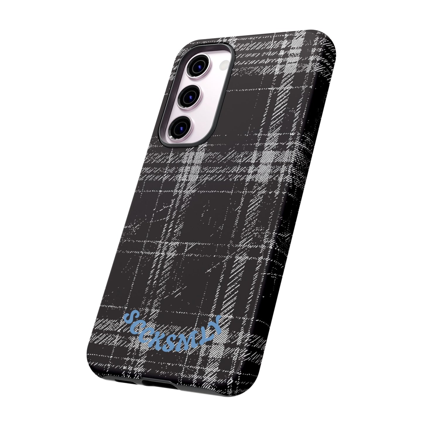 Smoky Grungy Plaid Phone Case for Samsung