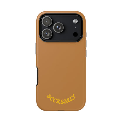 SOLID Spiced Caramel Tough Case for Apple
