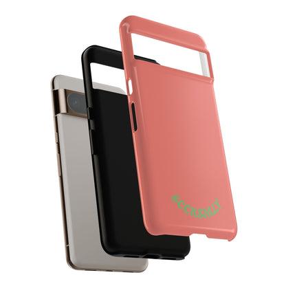 SOLID Guava Melon Wave Tough Phone Case for Google Pixel