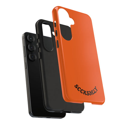 SOLID Tangerine Tough Case for Samsung