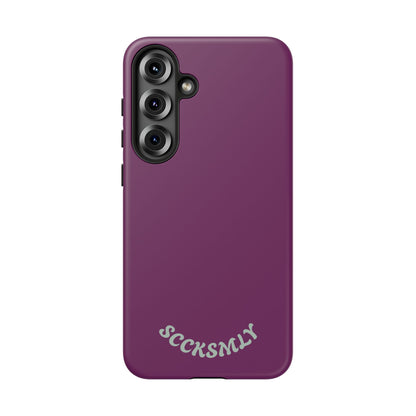 SOLID Amethyst Matte Tough Phone Case for Samsung