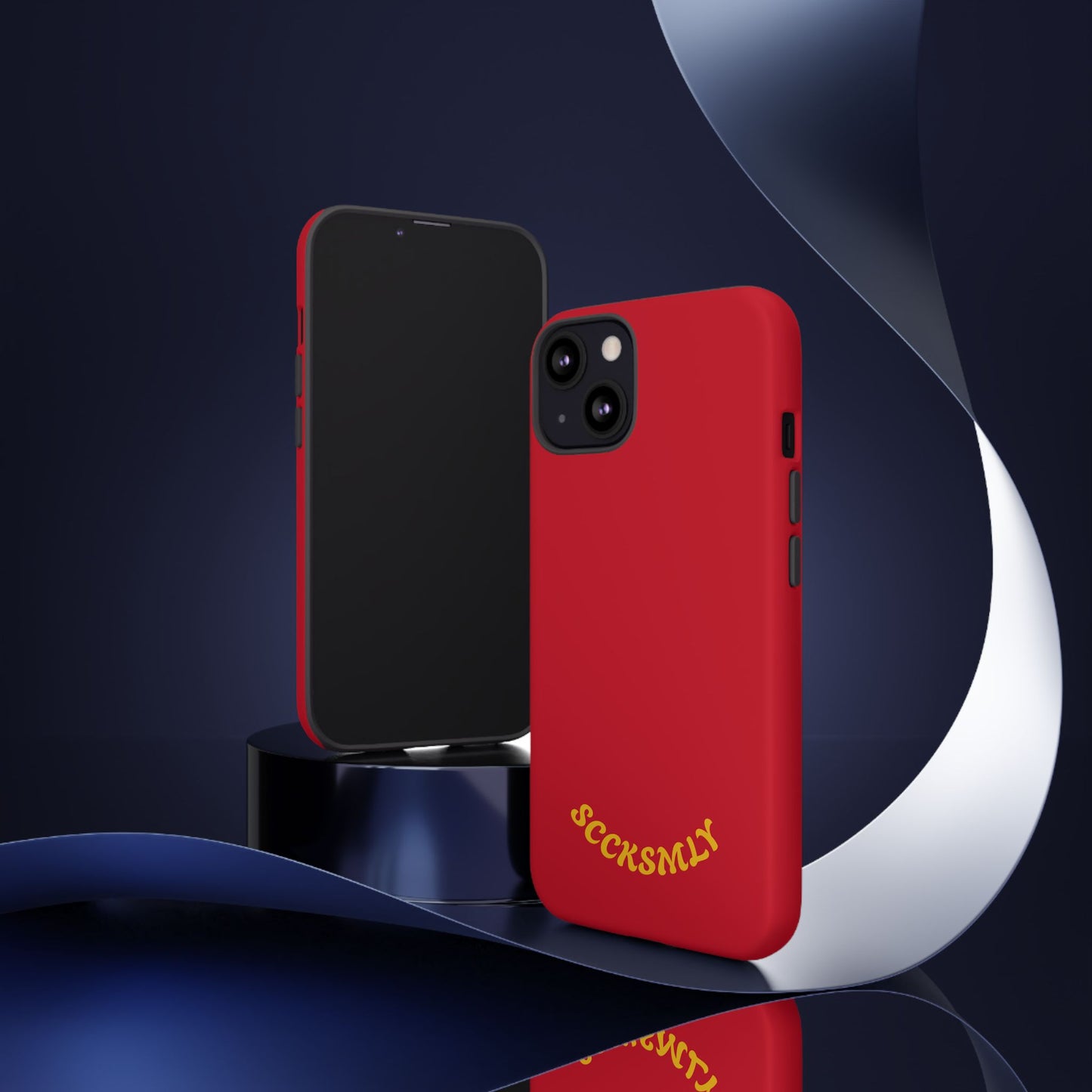 SOLID Calm Cherry Tough Case for Apple