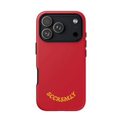 SOLID Calm Cherry Tough Case for Apple