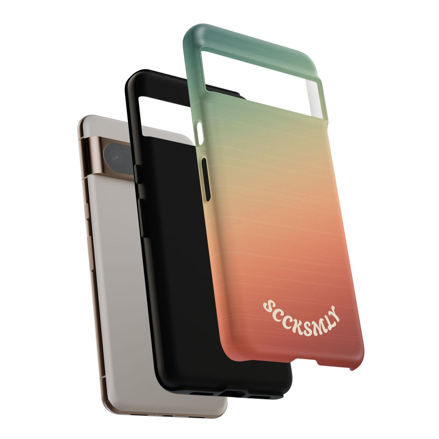 Warm Ombré Tough Phone Case for Google Pixel