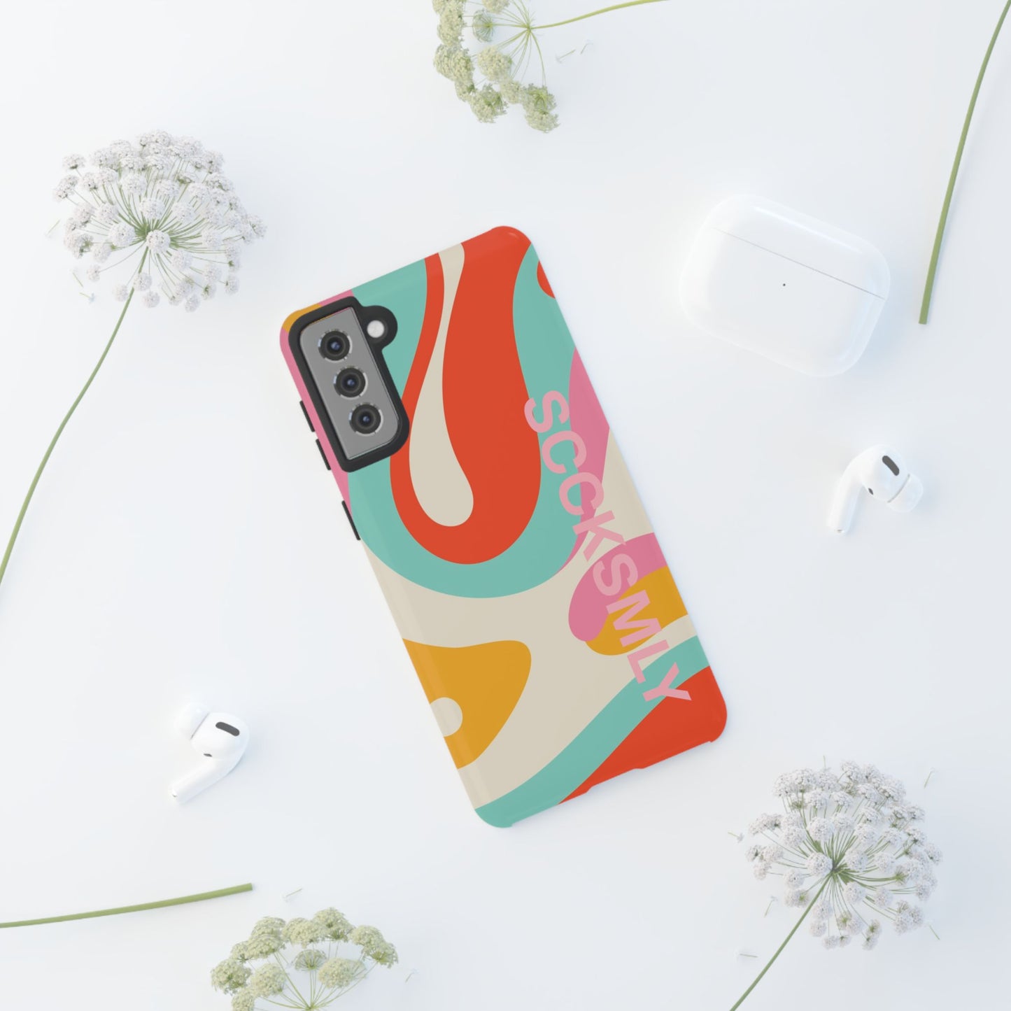 Psychodelic Acid Swirl Phone Case for Samsung