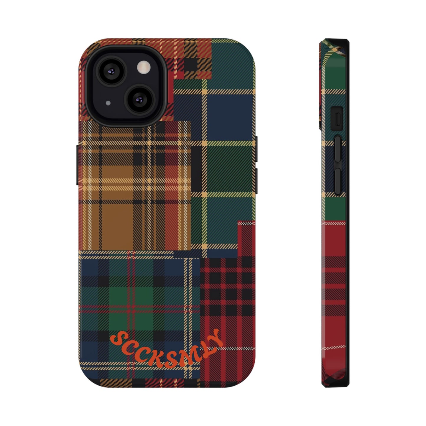 Heritage Hues Patchwork Tough Phone Case for Apple