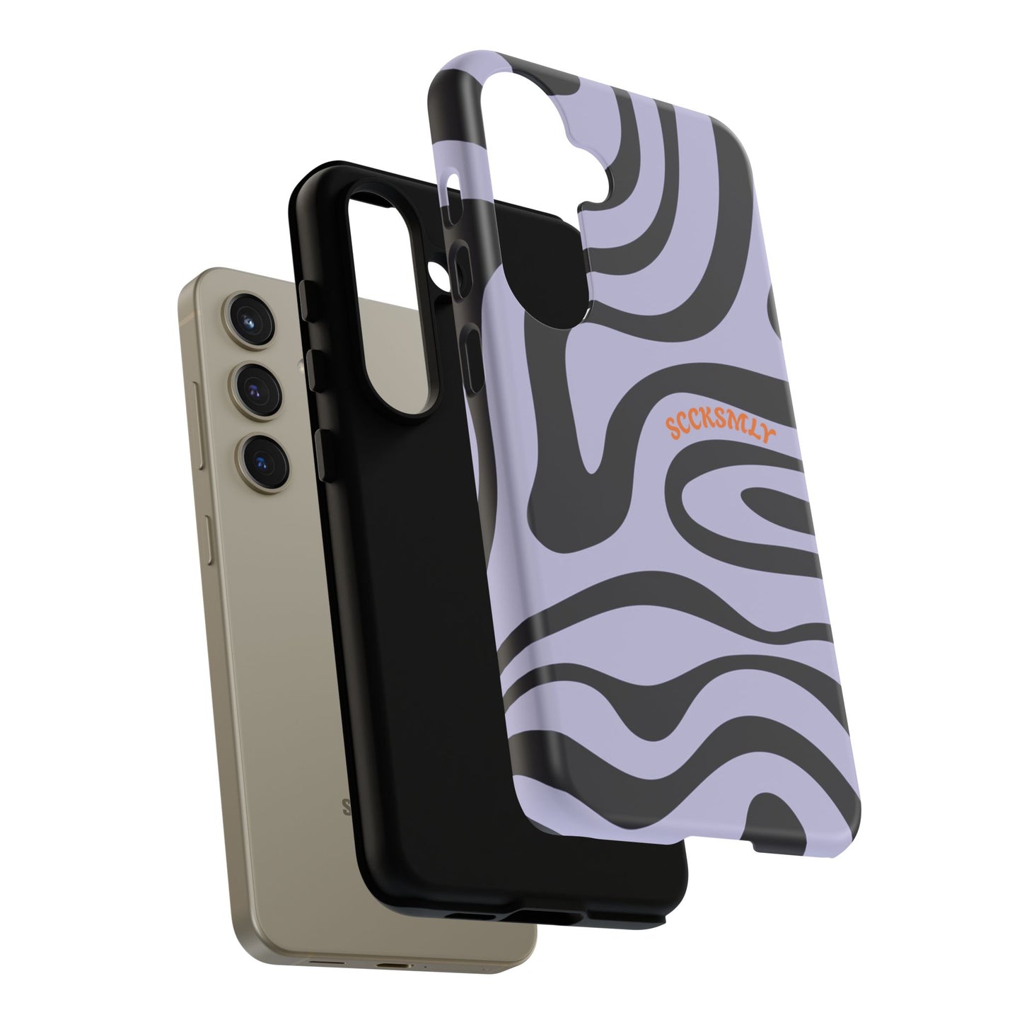 Purple Swirl Phone Case for Android or Samsung