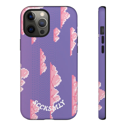Purple Cotton Candy Sky Tough Phone Case for Apple